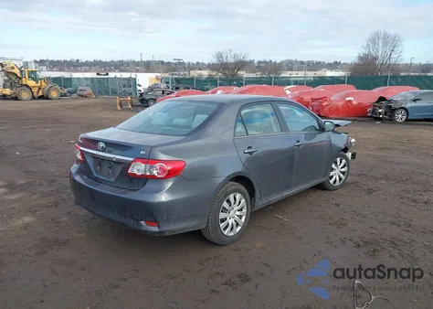 2013 Toyota Corolla Le из США, поврежденный, VIN 2T1BU4EE6DC015350